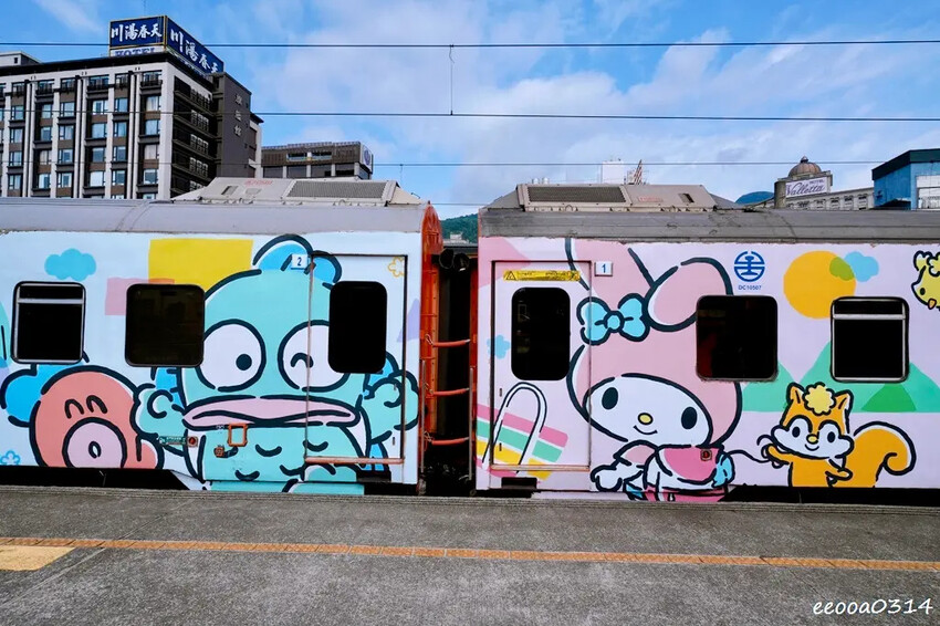 台灣鐵道旅遊∣搭上「環島之星萌旅號」與三麗鷗家族一起環遊台灣