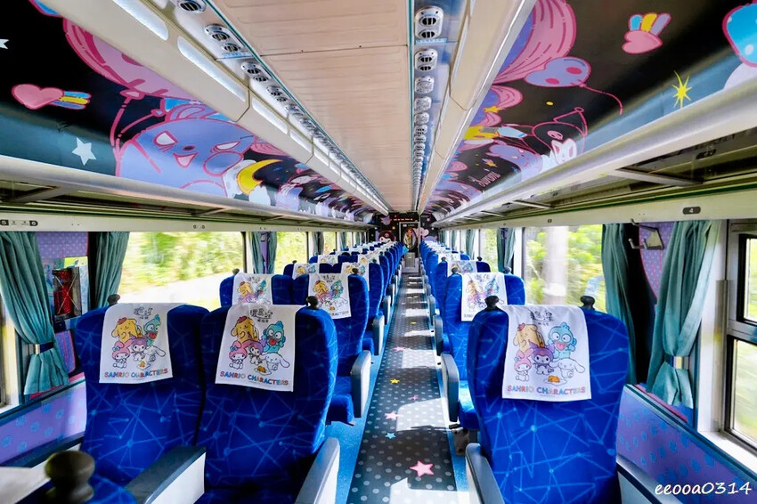 台灣鐵道旅遊∣搭上「環島之星萌旅號」與三麗鷗家族一起環遊台灣