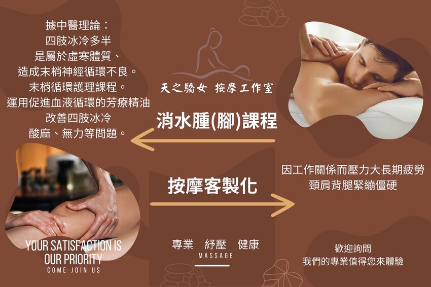 新竹按摩推薦，現代人必須休閒娛樂，天之驕女全身舒壓首選。