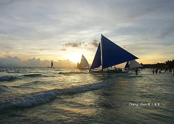 長灘島【帆船追夕陽】體驗,長灘島必玩水上活動。 長灘島【帆船追夕陽】體驗,長灘島必玩水上活動。