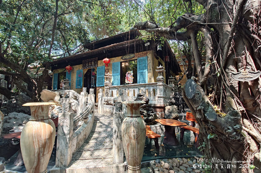 泰國【越南旅遊】峴港 Khong Gian Xua 老空間餐廳｜中國風庭園美景＋合菜推薦。越南峴港特色餐廳