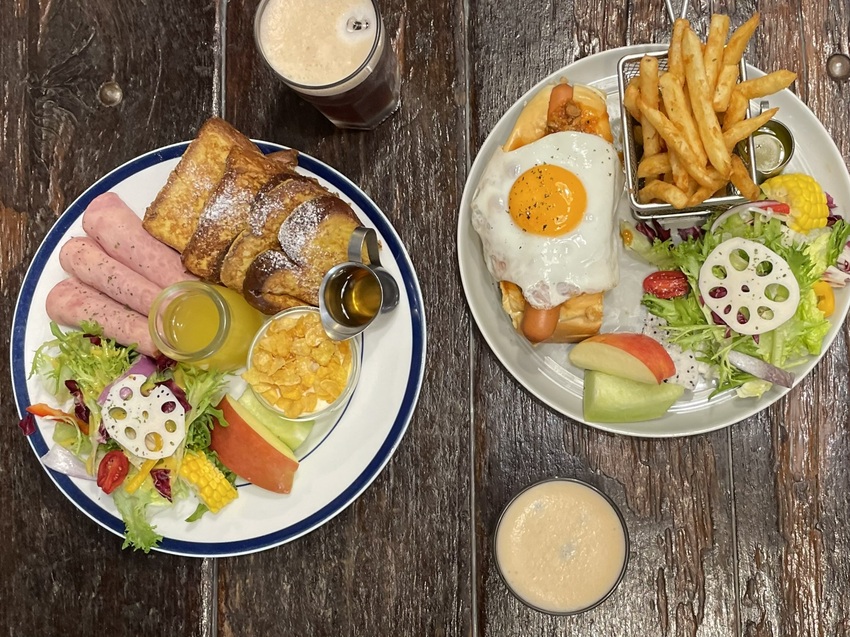 新北市板橋區Merci Cafe - 近板橋遠東百貨的早午餐廳，提供早午餐盤/義大利麵/燉飯/三明治/沙拉/咖啡/飲品/點心(≧▽≦)/