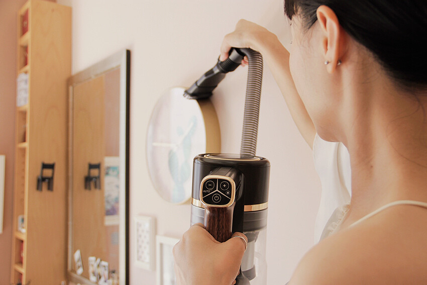 過敏救星！M8 PLUS吸塵器自動集塵超乾淨，塵蟎剋星自動集塵。