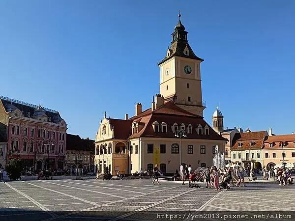 布拉索夫老城區黑教堂與議會廣場Brasov old town