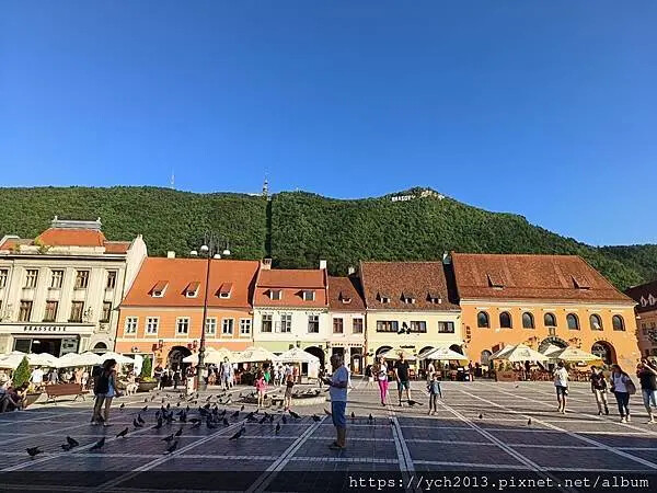 布拉索夫老城區黑教堂與議會廣場Brasov old town