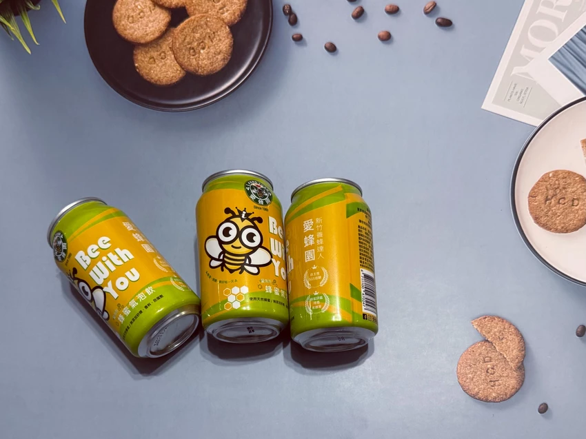 新竹縣竹北市「氣泡飲推薦」真材實料愛蜂園，超清甜蜂蜜氣泡飲，天然蜂蜜夏日解渴首選「宅配美食」團購美食