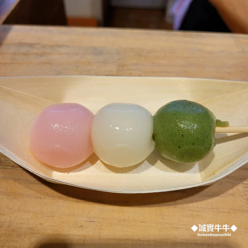 台北市大同區赤峰街日式甜點《赤丸糰子茶屋》視覺療癒的三色丸子
