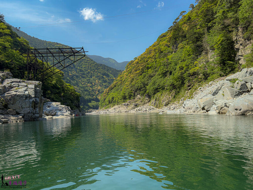 大步危小步危峽谷｜德島縣日本–搭乘麗星郵輪探索星號岸上行程，飽覽峽谷美景走訪刺激的祖谷藤蔓橋 @GRACE幸福漫步