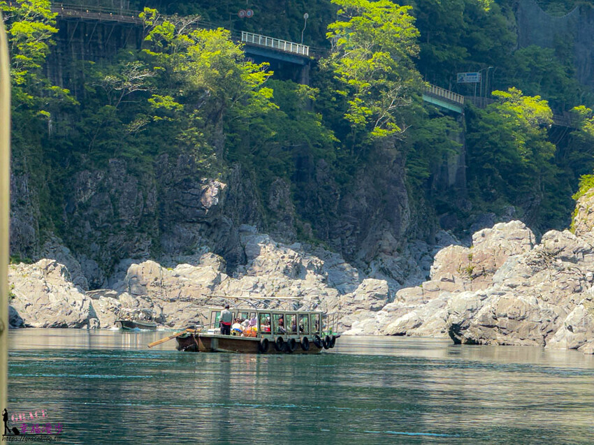 大步危小步危峽谷｜德島縣日本–搭乘麗星郵輪探索星號岸上行程，飽覽峽谷美景走訪刺激的祖谷藤蔓橋 @GRACE幸福漫步