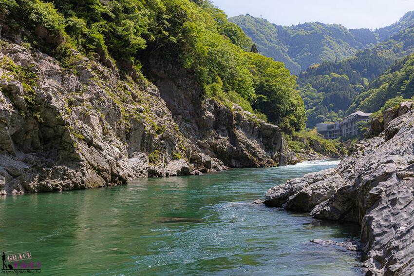 大步危小步危峽谷｜德島縣日本–搭乘麗星郵輪探索星號岸上行程，飽覽峽谷美景走訪刺激的祖谷藤蔓橋 @GRACE幸福漫步
