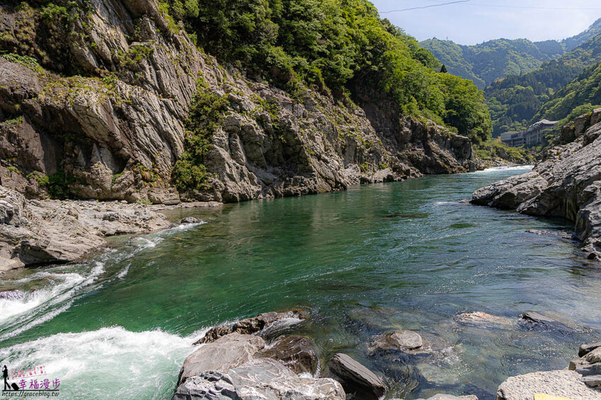 大步危小步危峽谷｜德島縣日本–搭乘麗星郵輪探索星號岸上行程，飽覽峽谷美景走訪刺激的祖谷藤蔓橋 @GRACE幸福漫步