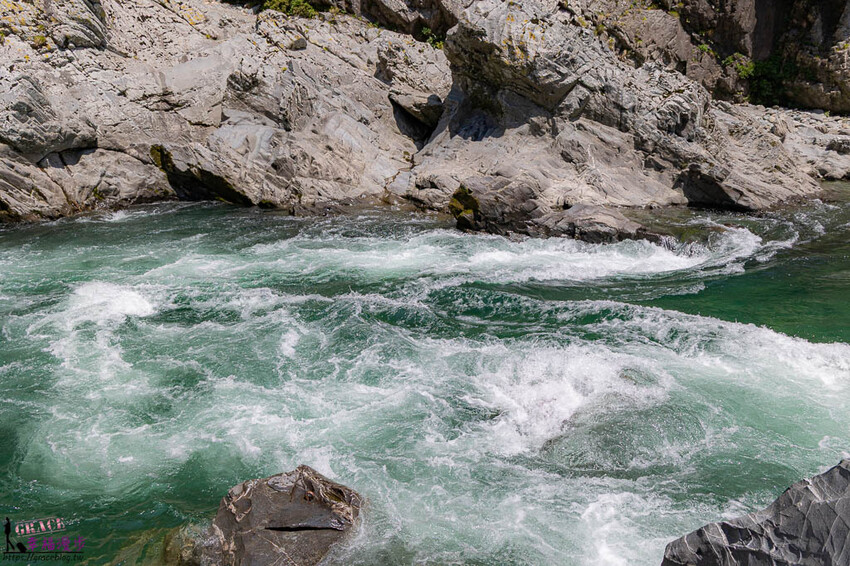 大步危小步危峽谷｜德島縣日本–搭乘麗星郵輪探索星號岸上行程，飽覽峽谷美景走訪刺激的祖谷藤蔓橋 @GRACE幸福漫步