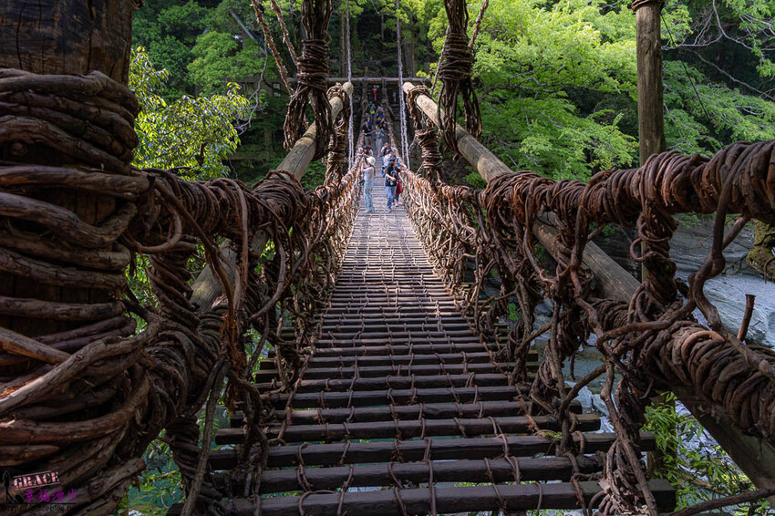 大步危小步危峽谷｜德島縣日本–搭乘麗星郵輪探索星號岸上行程，飽覽峽谷美景走訪刺激的祖谷藤蔓橋 @GRACE幸福漫步