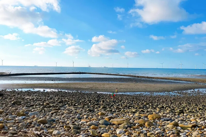 苗栗親子景點推薦｜合歡石滬潮間帶體驗抓螃蟹、撈魚、挖海瓜子，