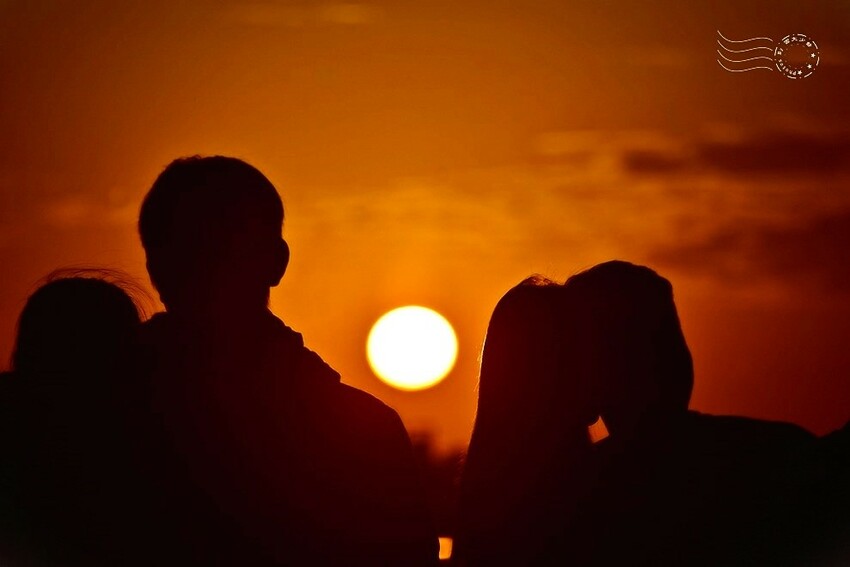 2025大年初一的淡水夕陽