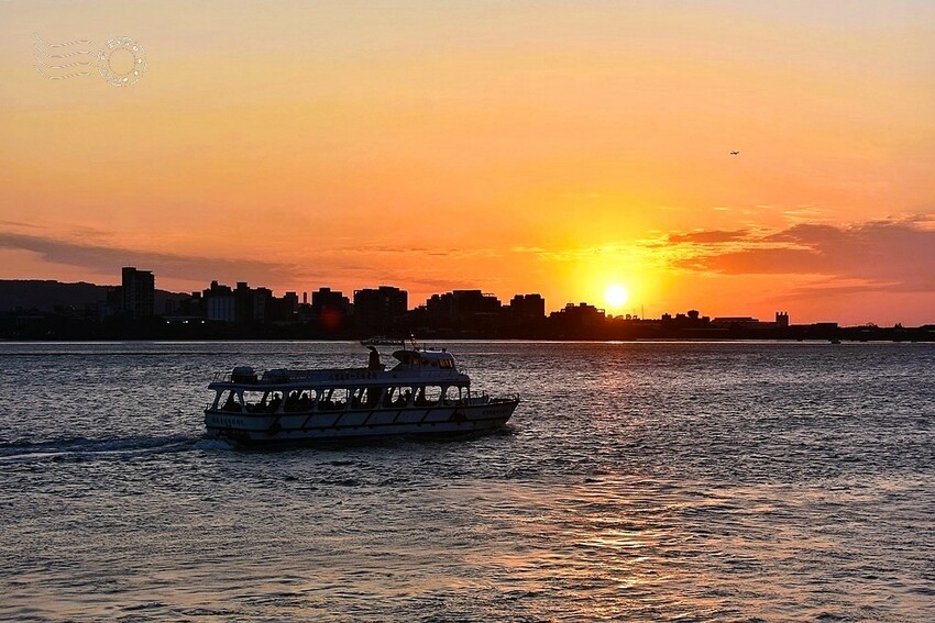 2025大年初一的淡水夕陽