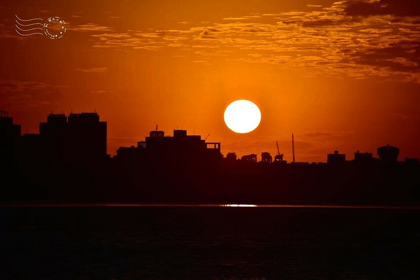 2025大年初一的淡水夕陽