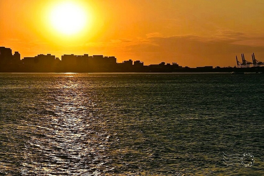 2025大年初一的淡水夕陽