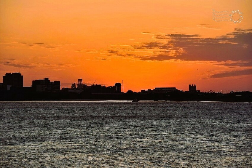 2025大年初一的淡水夕陽