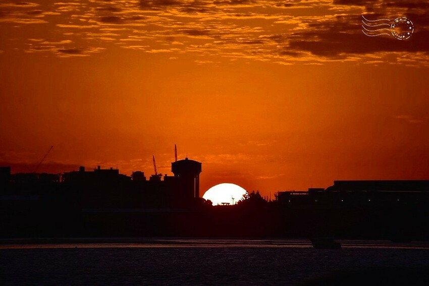 2025大年初一的淡水夕陽