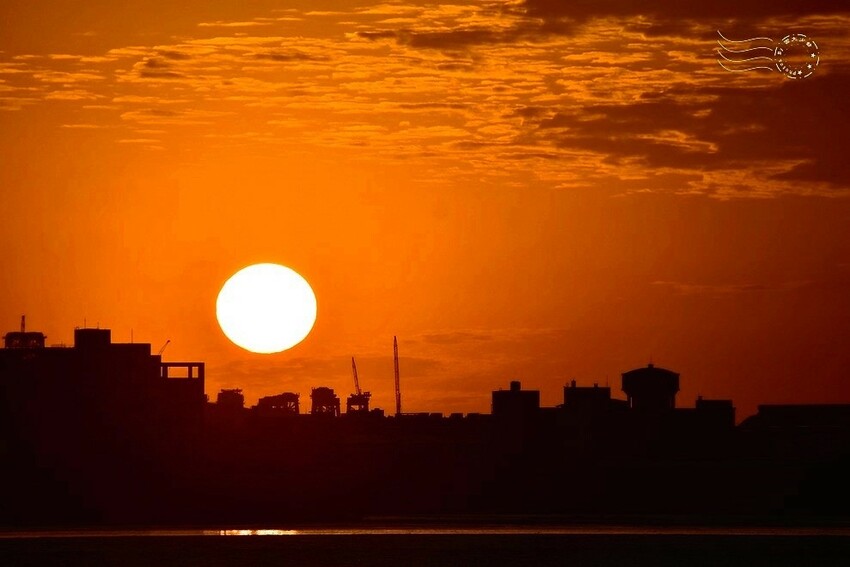 2025大年初一的淡水夕陽