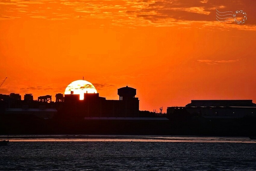 2025大年初一的淡水夕陽