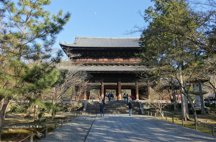 京都散策【南禪寺】金地院(鶴亀庭院)、三門、法堂、水路閣，冬