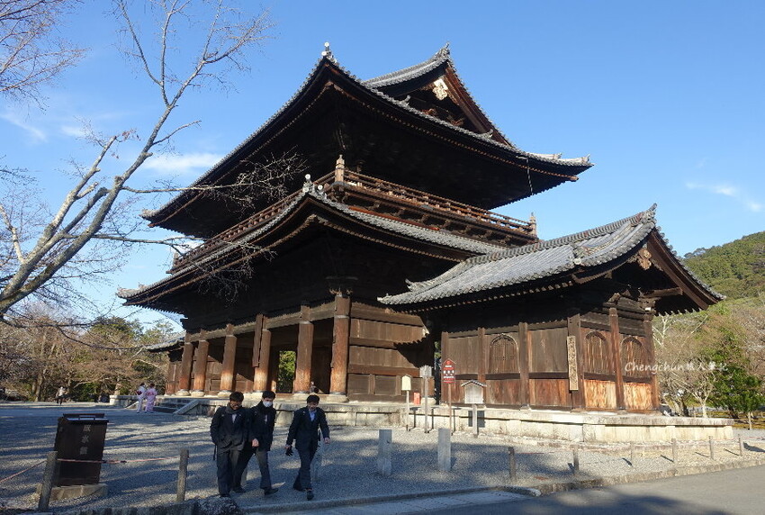 京都散策【南禪寺】金地院(鶴亀庭院)、三門、法堂、水路閣，冬