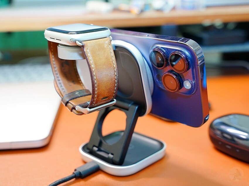 出差、旅行、通勤都能輕鬆帶著走｜MONITORMATE MS-Z 三合一無線充電座開箱
