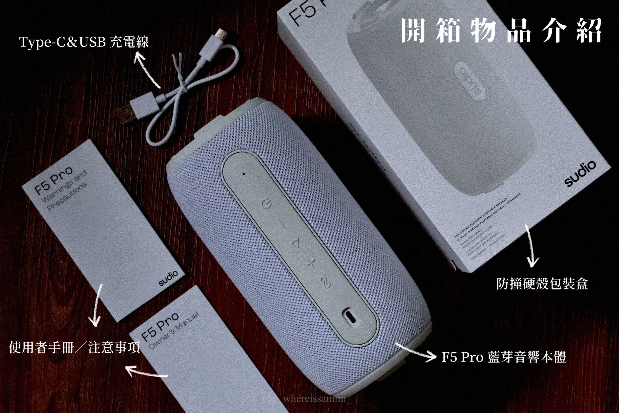 全球線上｜Sudio F5 Pro 藍芽音響．低調簡約設計，