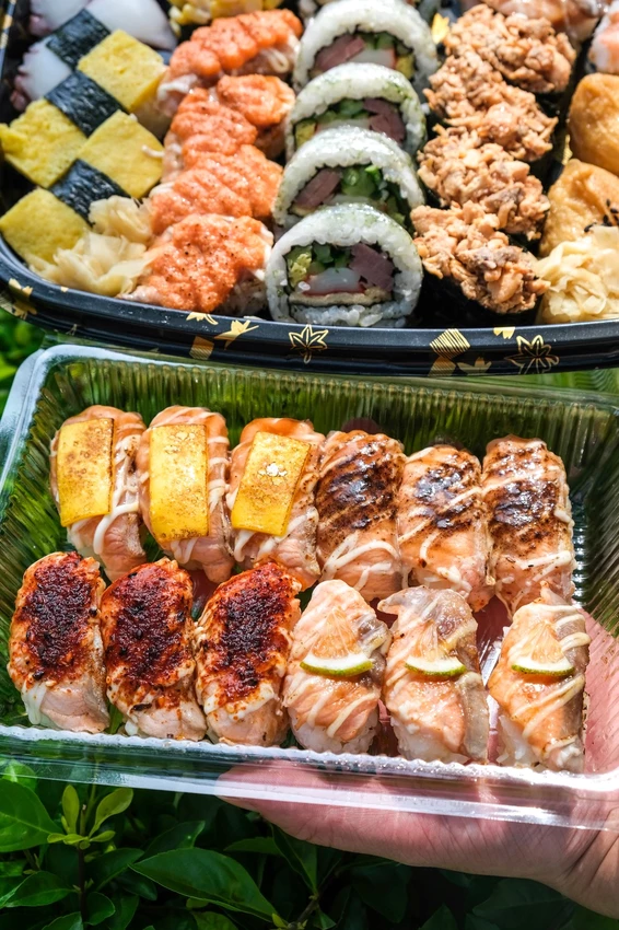 桃園市楊梅區「喵嗚壽司」豐富又平價的壽司外帶店