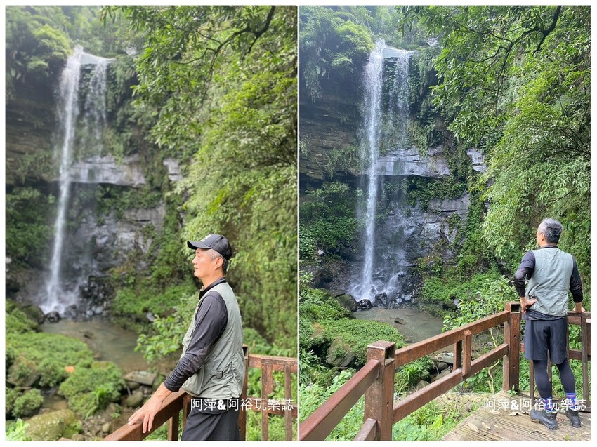 嘉義梅山竹坑溪步道！龍宮瀑布水濂洞秘境，感受大自然磅礴力量。