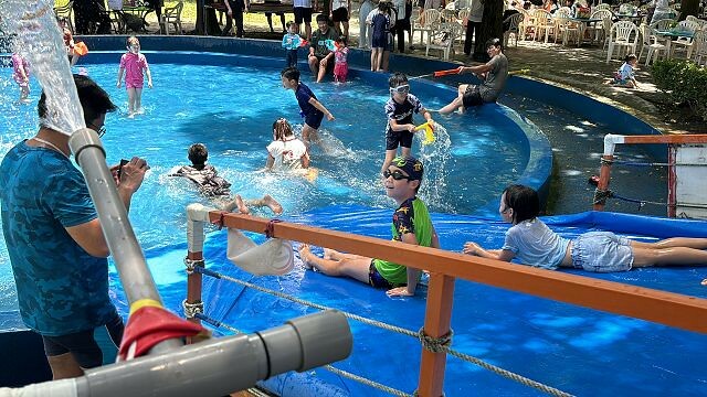 彰化親子景點首選！ 暑假必衝沐卉親子農場，沁涼水滑梯、彩虹瀑布全家都玩翻