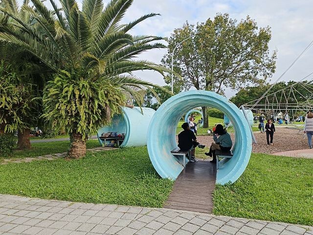 地球旅行遊戲場！台北親子景點首選，多元遊具邊玩邊看飛機，滿足各年齡層需求