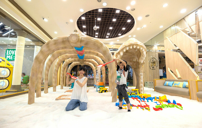 台中樂米樂園北歐館｜台中兒童樂園｜瑪利歐奧運闖關環｜恐龍島｜台中東區景點推薦