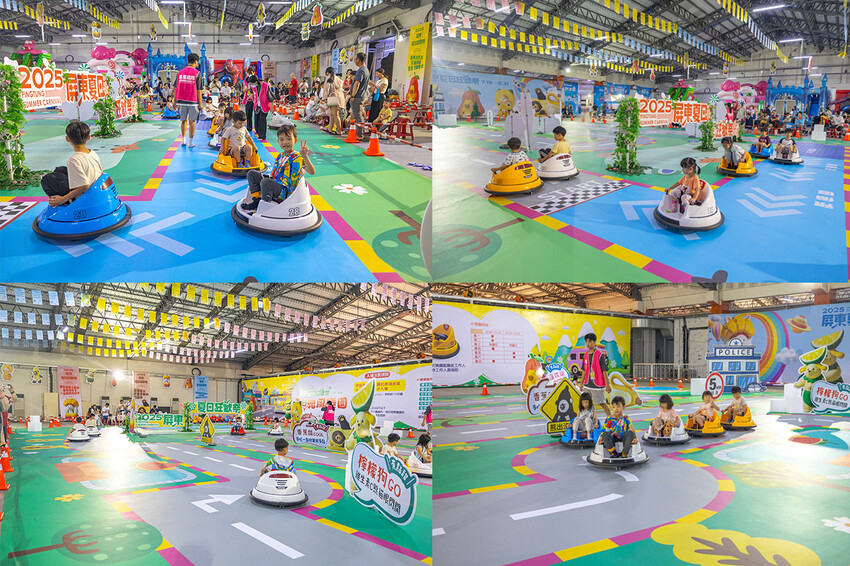 2025屏東夏日狂歡祭免費入園｜童話冰宮｜狂歡遊樂園海盜船、瘋狂摩托車，氣墊城堡、夏日兜風樂園賽車｜夏日遊園派對｜屏東暑假活動推薦