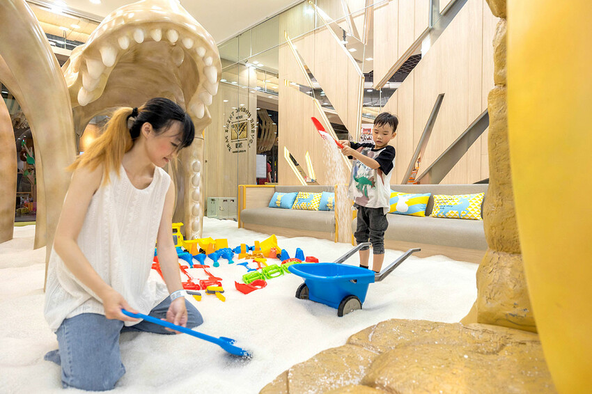 台中樂米樂園北歐館｜台中兒童樂園｜瑪利歐奧運闖關環｜恐龍島｜台中東區景點推薦