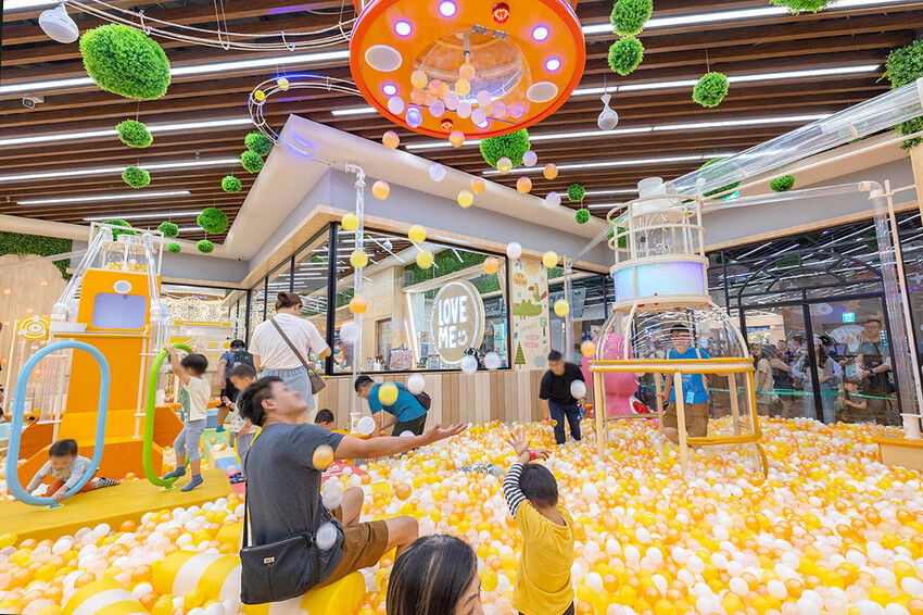 台中樂米樂園北歐館｜台中兒童樂園｜瑪利歐奧運闖關環｜恐龍島｜台中東區景點推薦