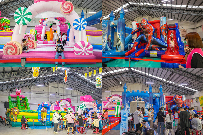 2025屏東夏日狂歡祭免費入園｜童話冰宮｜狂歡遊樂園海盜船、瘋狂摩托車，氣墊城堡、夏日兜風樂園賽車｜夏日遊園派對｜屏東暑假活動推薦