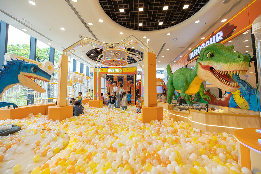 台中樂米樂園北歐館｜台中兒童樂園｜瑪利歐奧運闖關環｜恐龍島｜台中東區景點推薦