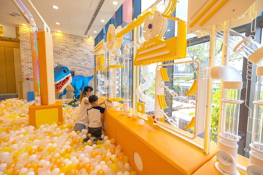 台中樂米樂園北歐館｜台中兒童樂園｜瑪利歐奧運闖關環｜恐龍島｜台中東區景點推薦