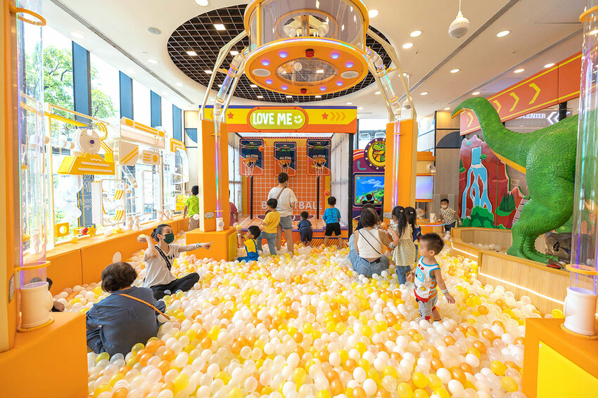 台中樂米樂園北歐館｜台中兒童樂園｜瑪利歐奧運闖關環｜恐龍島｜台中東區景點推薦