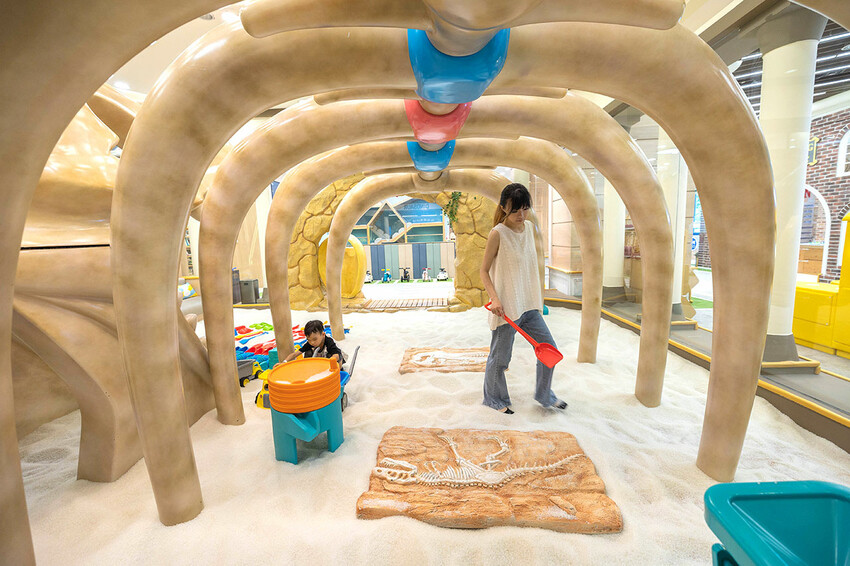 台中樂米樂園北歐館｜台中兒童樂園｜瑪利歐奧運闖關環｜恐龍島｜台中東區景點推薦