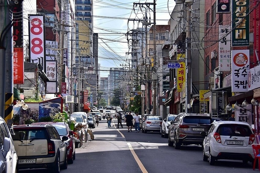 濟州島・蓮洞商圈