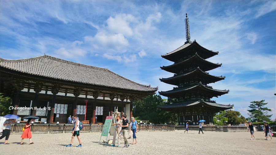 日本奈良【興福寺】世界遺產&國寶五重塔隨記