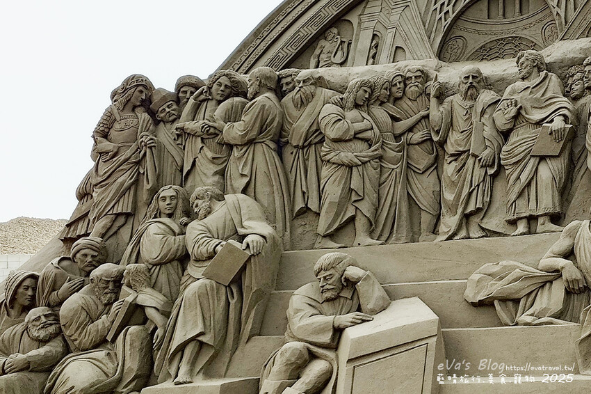 苗栗縣通霄鎮【2025通霄沙雕藝術節】通霄海水浴場｜永續和平主題免費入場，一起逍遙沙城賞沙雕、玩海灘。苗栗海邊