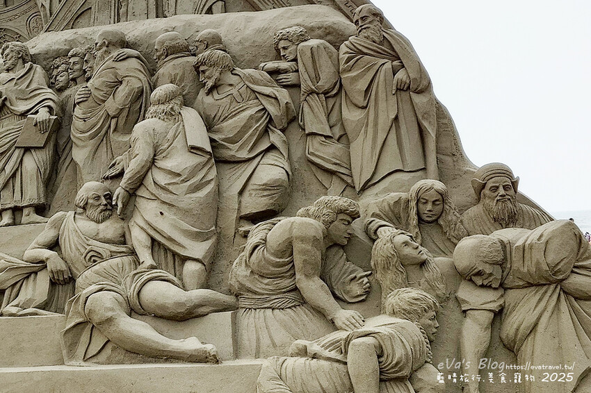 苗栗縣通霄鎮【2025通霄沙雕藝術節】通霄海水浴場｜永續和平主題免費入場，一起逍遙沙城賞沙雕、玩海灘。苗栗海邊