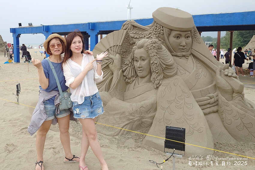 苗栗縣通霄鎮【2025通霄沙雕藝術節】通霄海水浴場｜永續和平主題免費入場，一起逍遙沙城賞沙雕、玩海灘。苗栗海邊