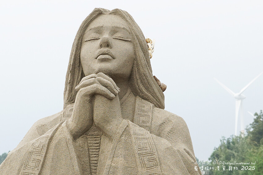 苗栗縣通霄鎮【2025通霄沙雕藝術節】通霄海水浴場｜永續和平主題免費入場，一起逍遙沙城賞沙雕、玩海灘。苗栗海邊