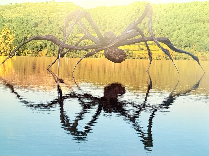 台北信義區富邦美術館：印象派 - 從莫內到美國：光、跨越海洋。路易絲．布爾喬亞 - 剛從地獄回來